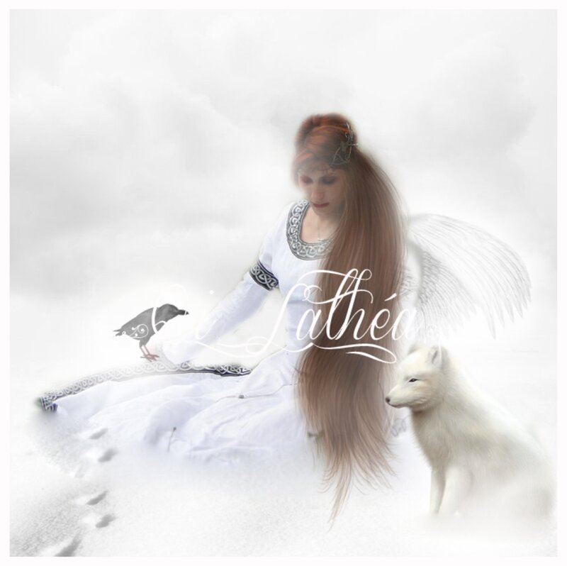 Woman with Wings and Animals