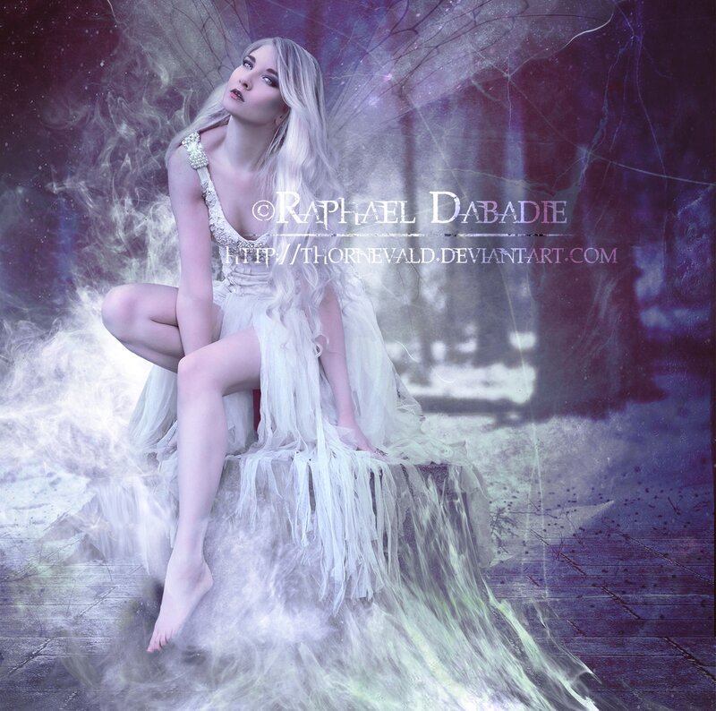 Woman with Wings Sitting