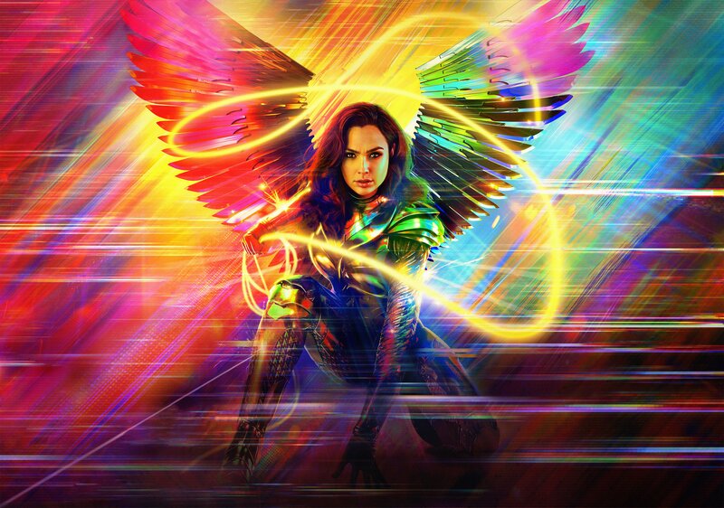 Woman with Wings — Yellow, Dramatic