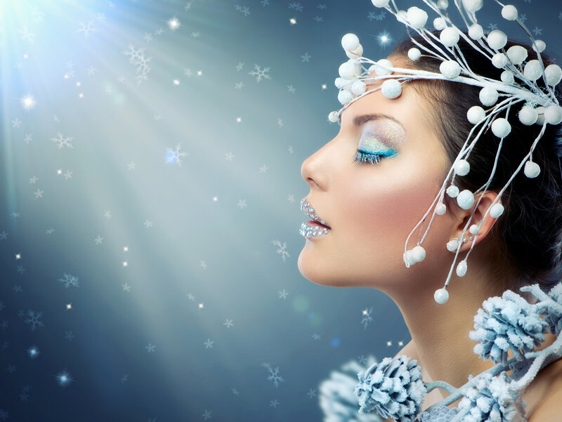 Woman with Winter Crown