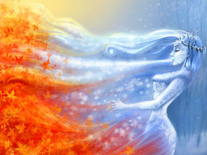 Woman with Winter Powers