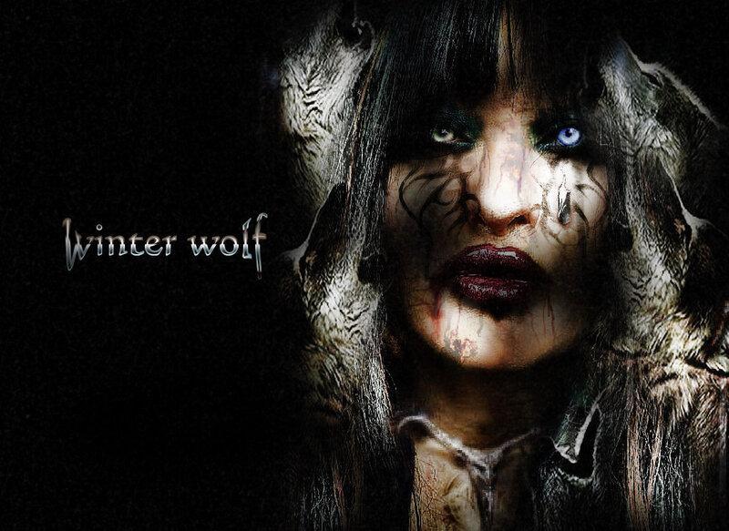 Woman with Wolf Mask
