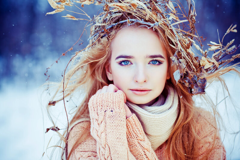 Woman with Wreath