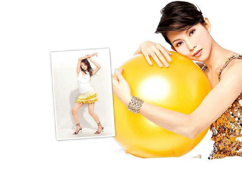 woman with yellow ball