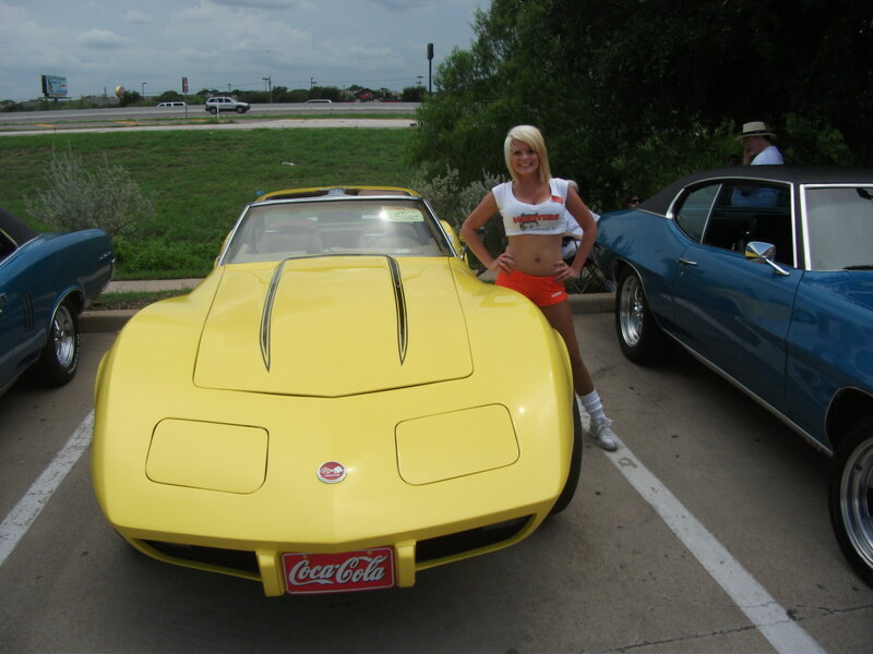 Woman with Yellow Car — Outdoor, Afternoon