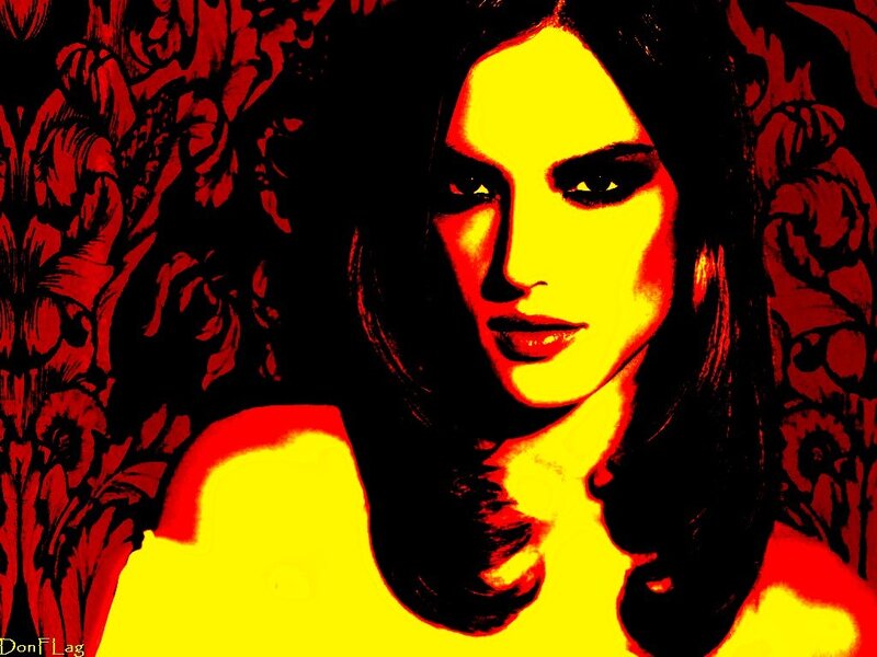 Woman with Yellow Face