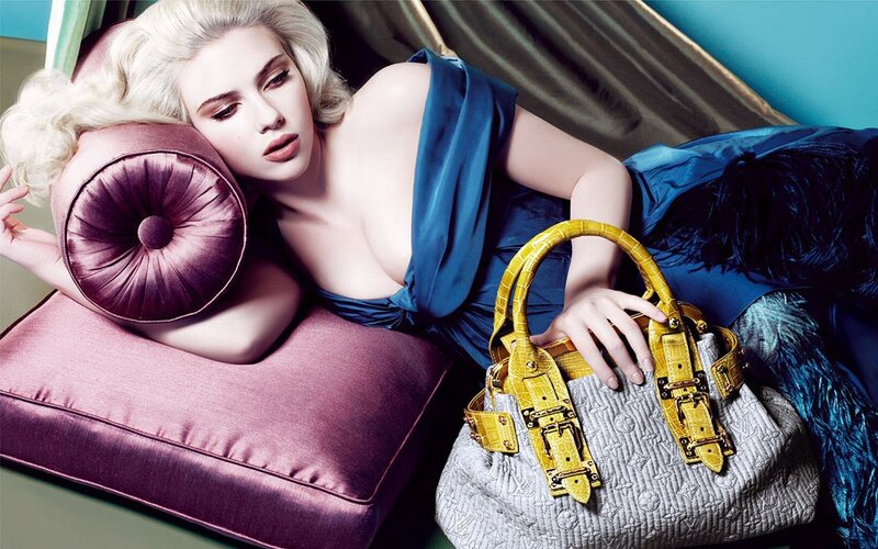 woman with yellow handbag