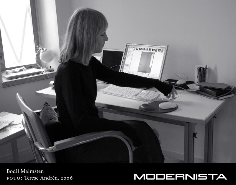woman working at computer