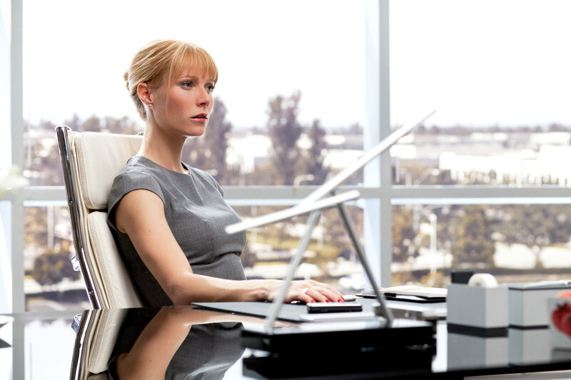 woman working at office desk