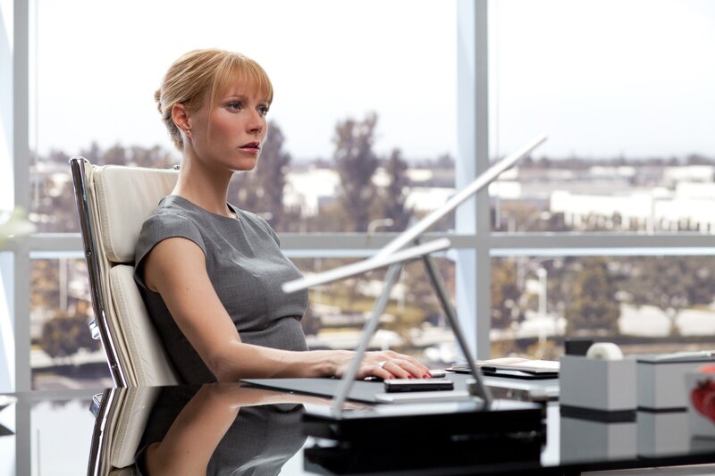 woman working at office desk