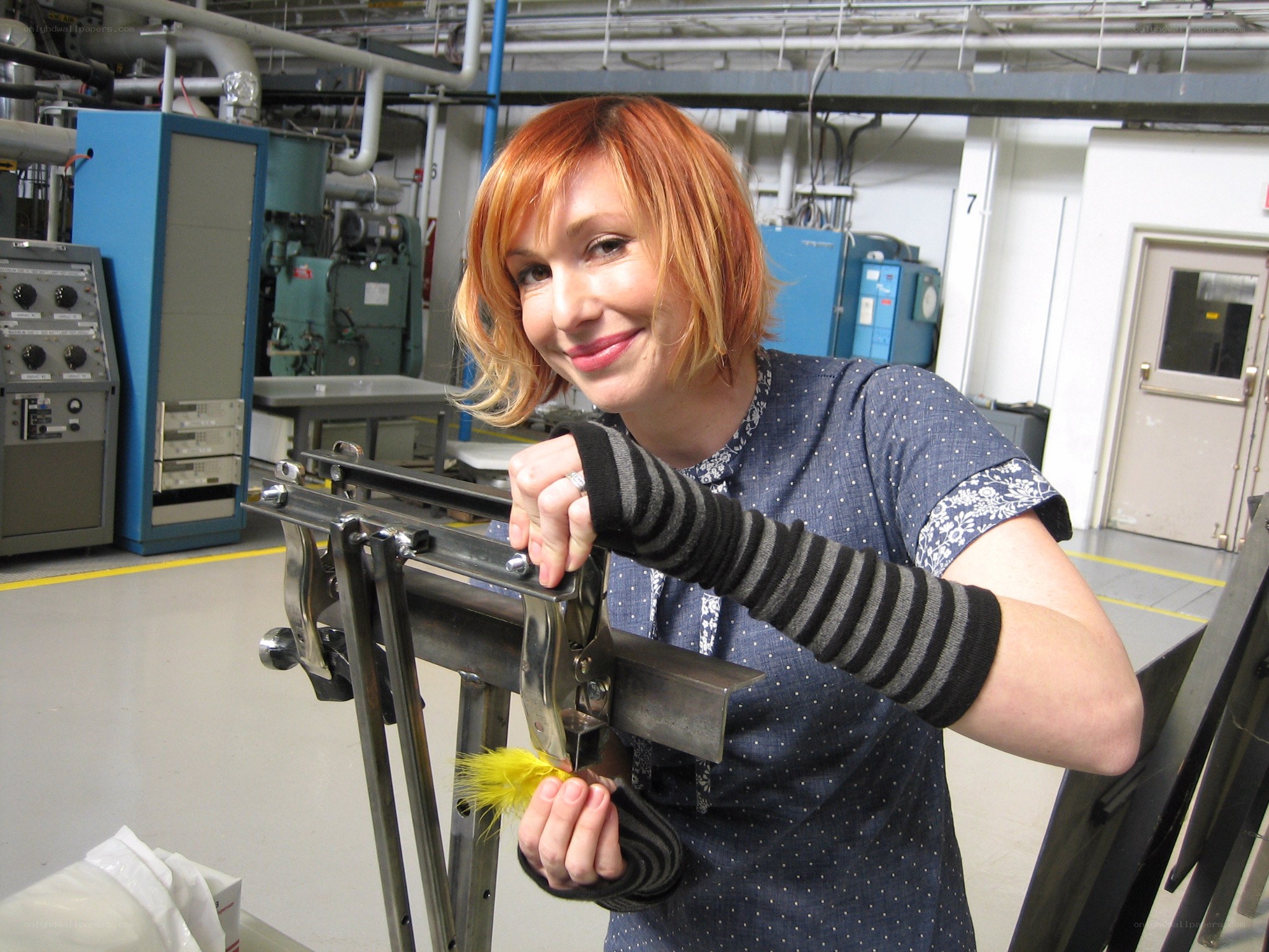 woman working in a lab