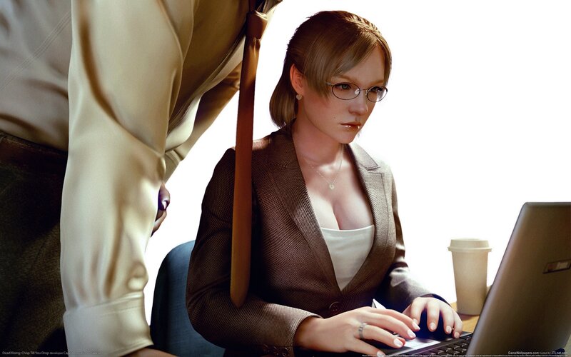 woman working on laptop