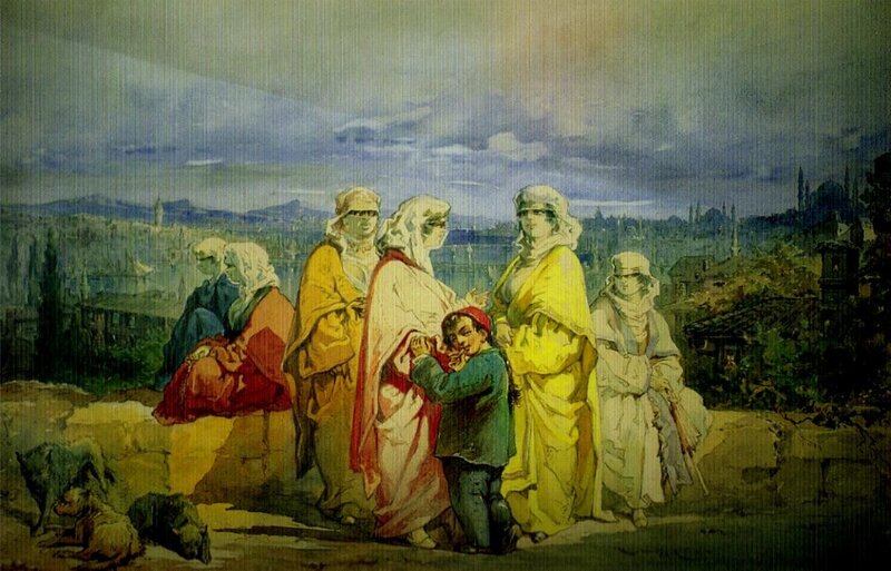 Women and child in Istanbul