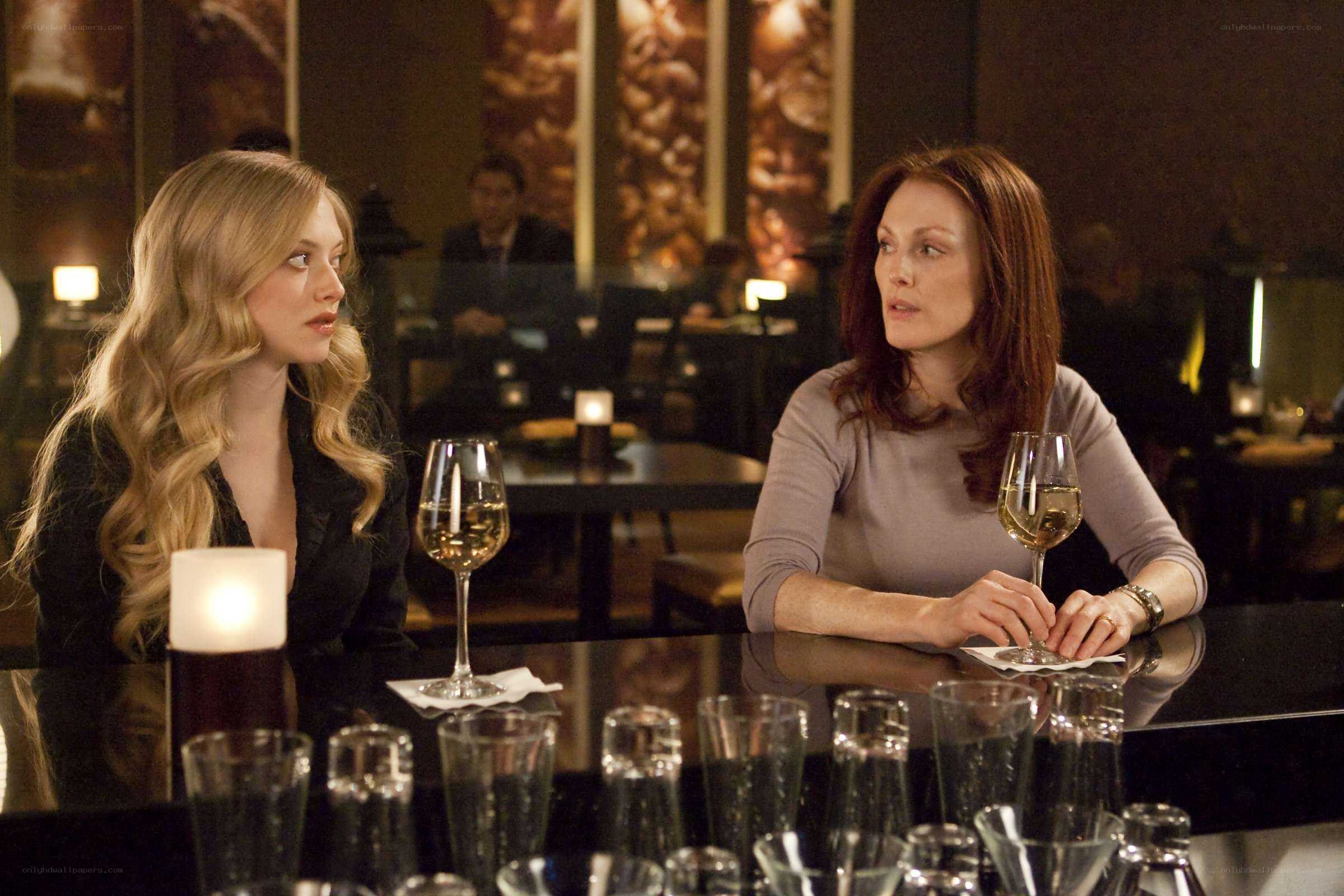 Women at a bar talking