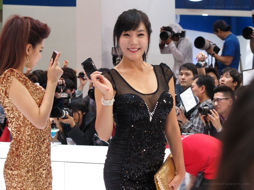 Women at a media event