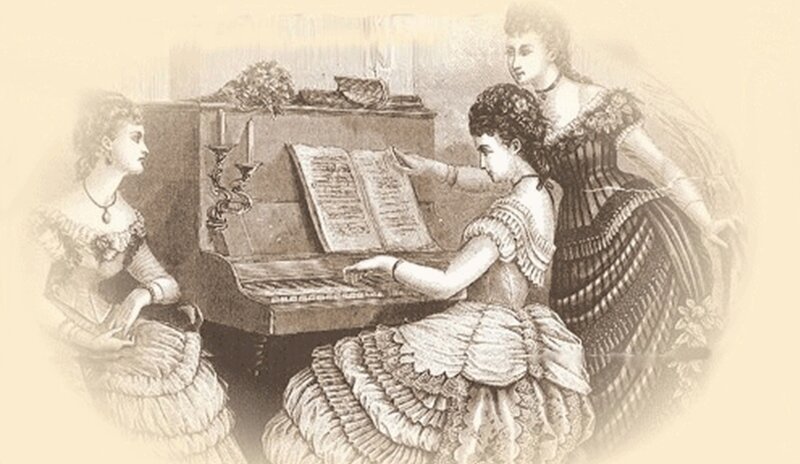 Women at a Piano
