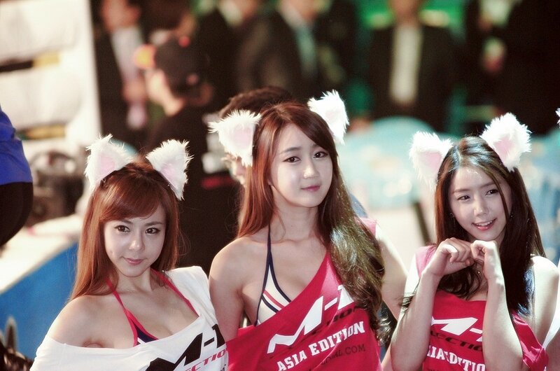 Women at a promotional event