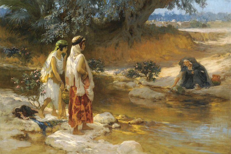 Women at a Riverbank
