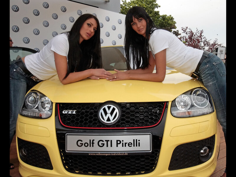 Women at a Volkswagen event