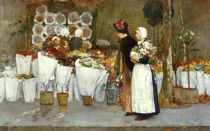 Women at Flower Market