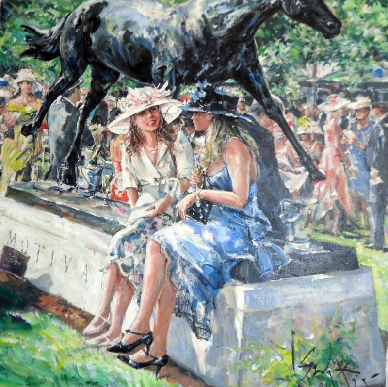Women at Horse Race