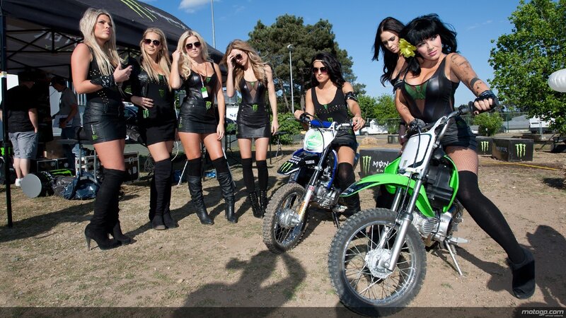 Women at motocross event