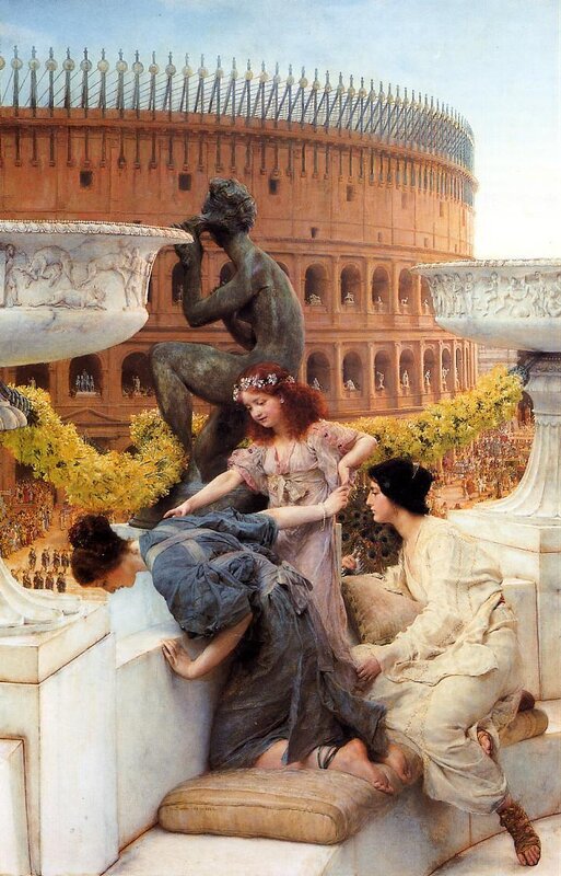 Women at the Colosseum
