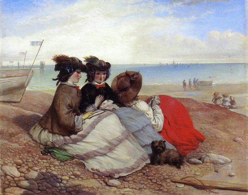 Women at the seaside