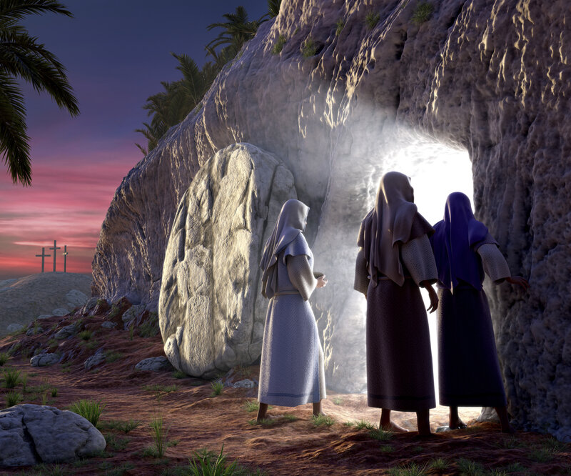 Women at Tomb Entrance