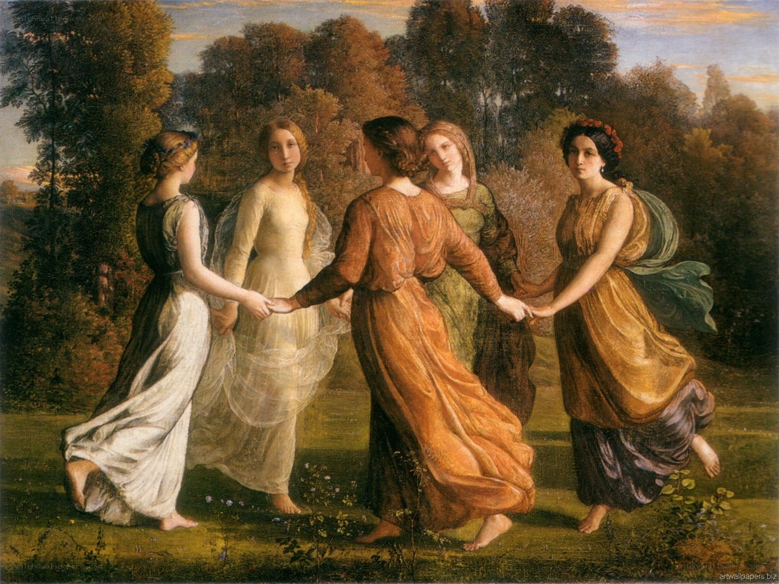 Women Dancing in a Circle