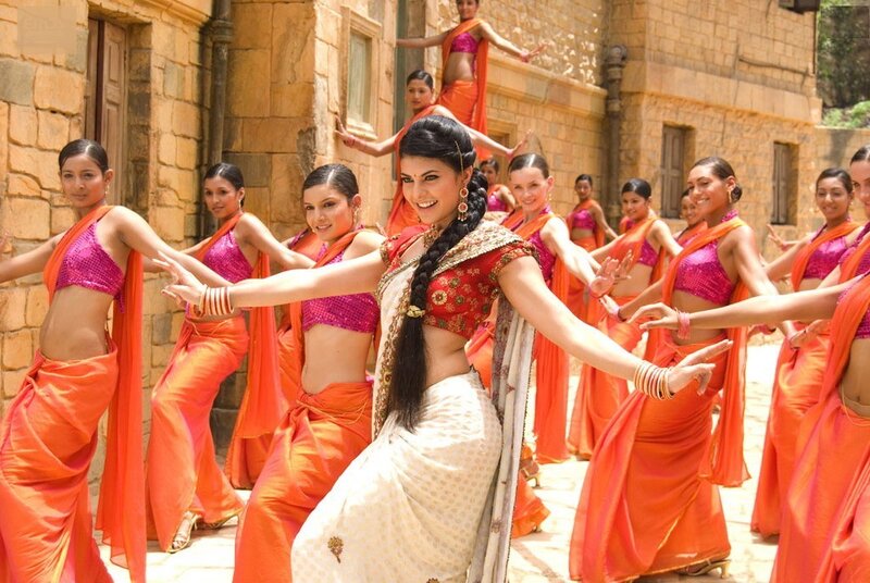 Women dancing in traditional attire