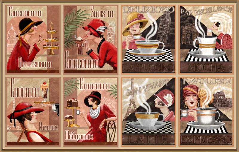 Women Enjoying Coffee and Chocolate