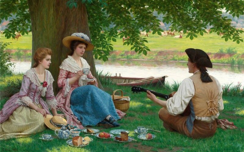 Women Having Picnic