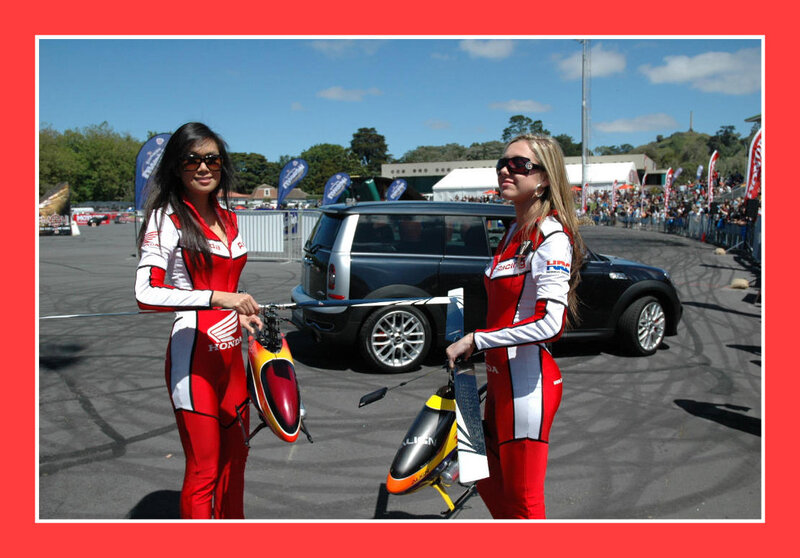 Women Holding Helicopters