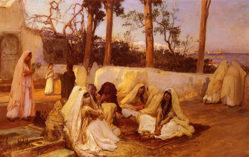Women in a Courtyard