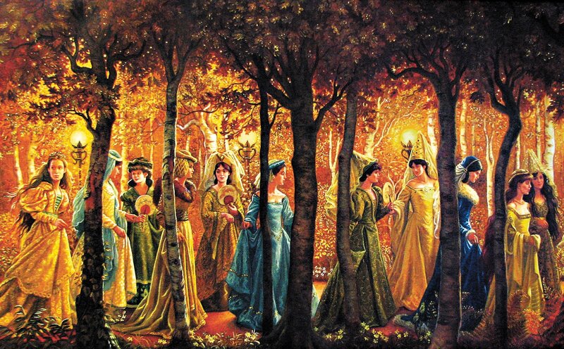 Women in a Forest