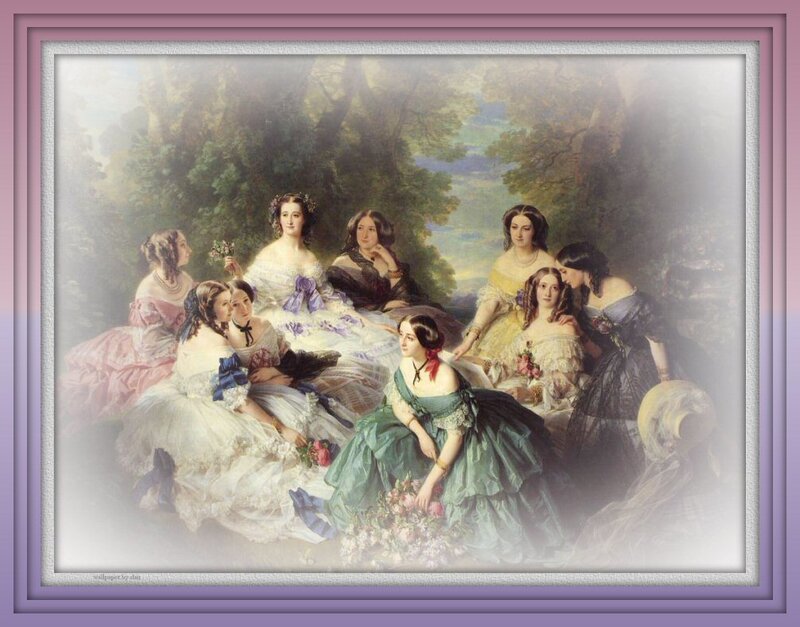 Women in a Garden Gathering