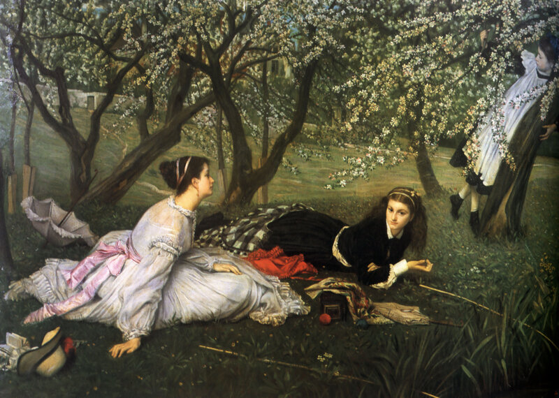 Women in a Garden — Green