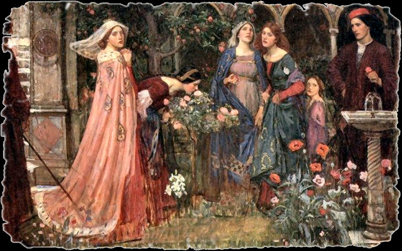 Women in a Garden