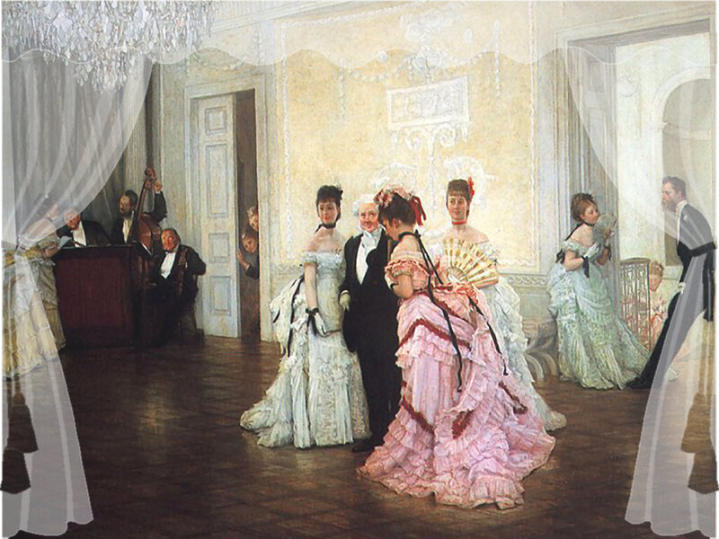 Women in Ballroom Dresses