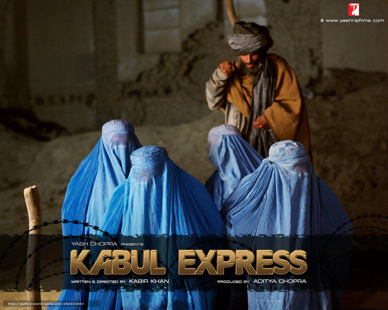 Women in Blue Burqas