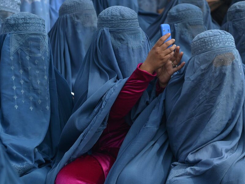 Women in Burqas