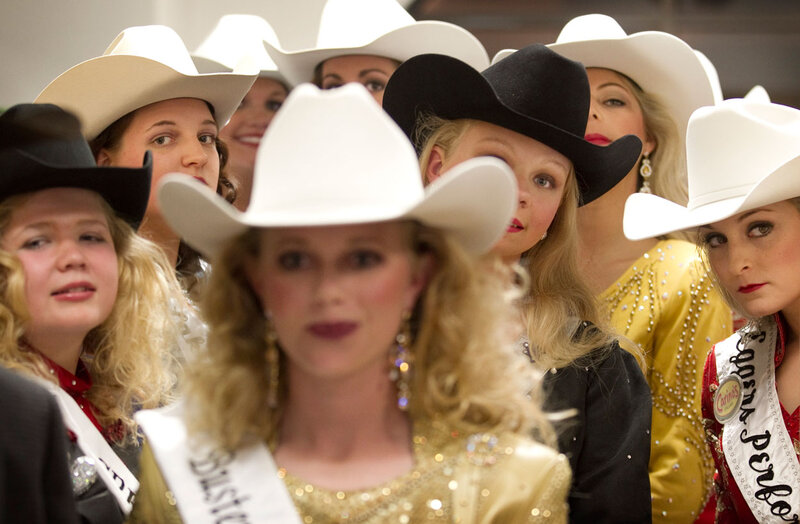 Women in Cowboy Hats — White, Formal