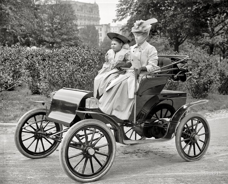 Women in early automobile