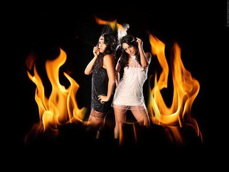 Women in flames
