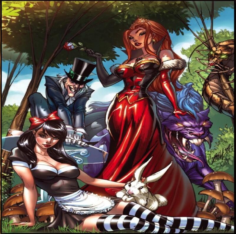 Women in Forest with Creatures