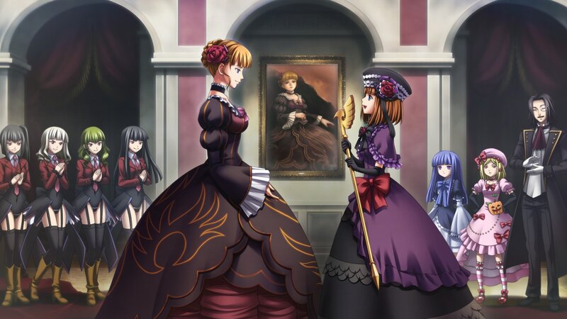Women in Formal Dresses — Purple