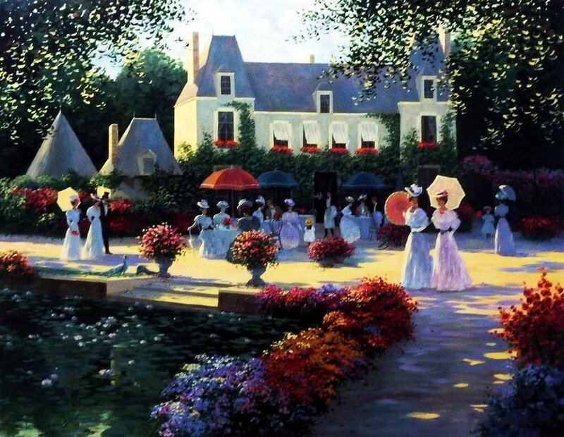 Women in Garden Party