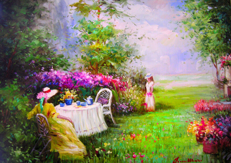 Women in Garden