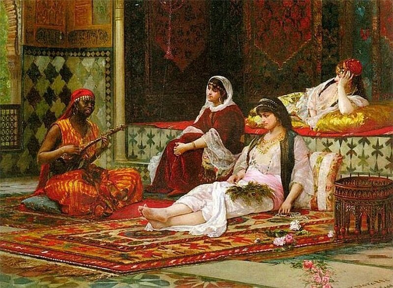 Women in Harem Setting